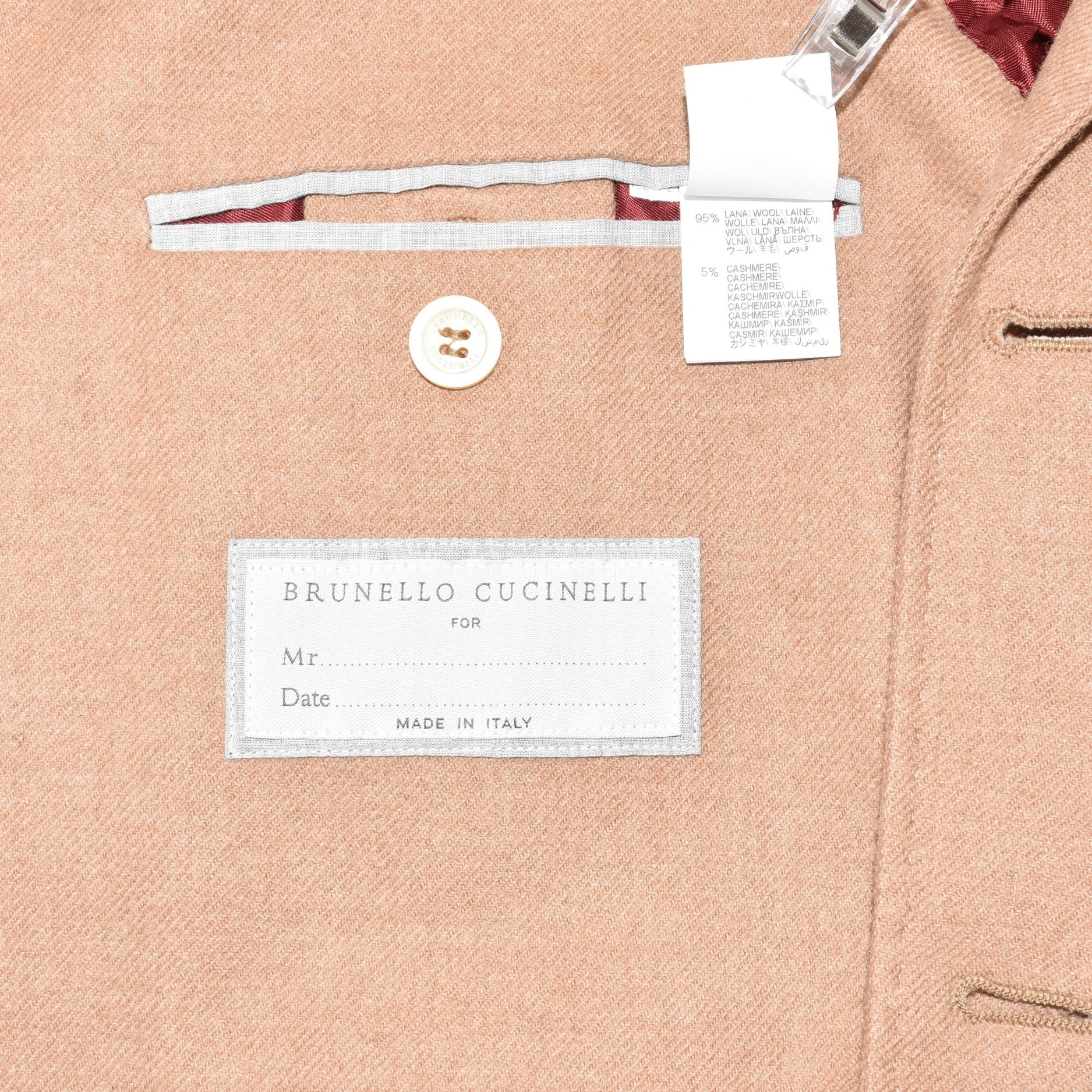 Beige Blazer made of Wool/Cashmere (EU 50)