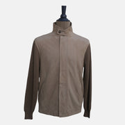 Beige/Brown Suede/Cashmere Jacket (EU 50)