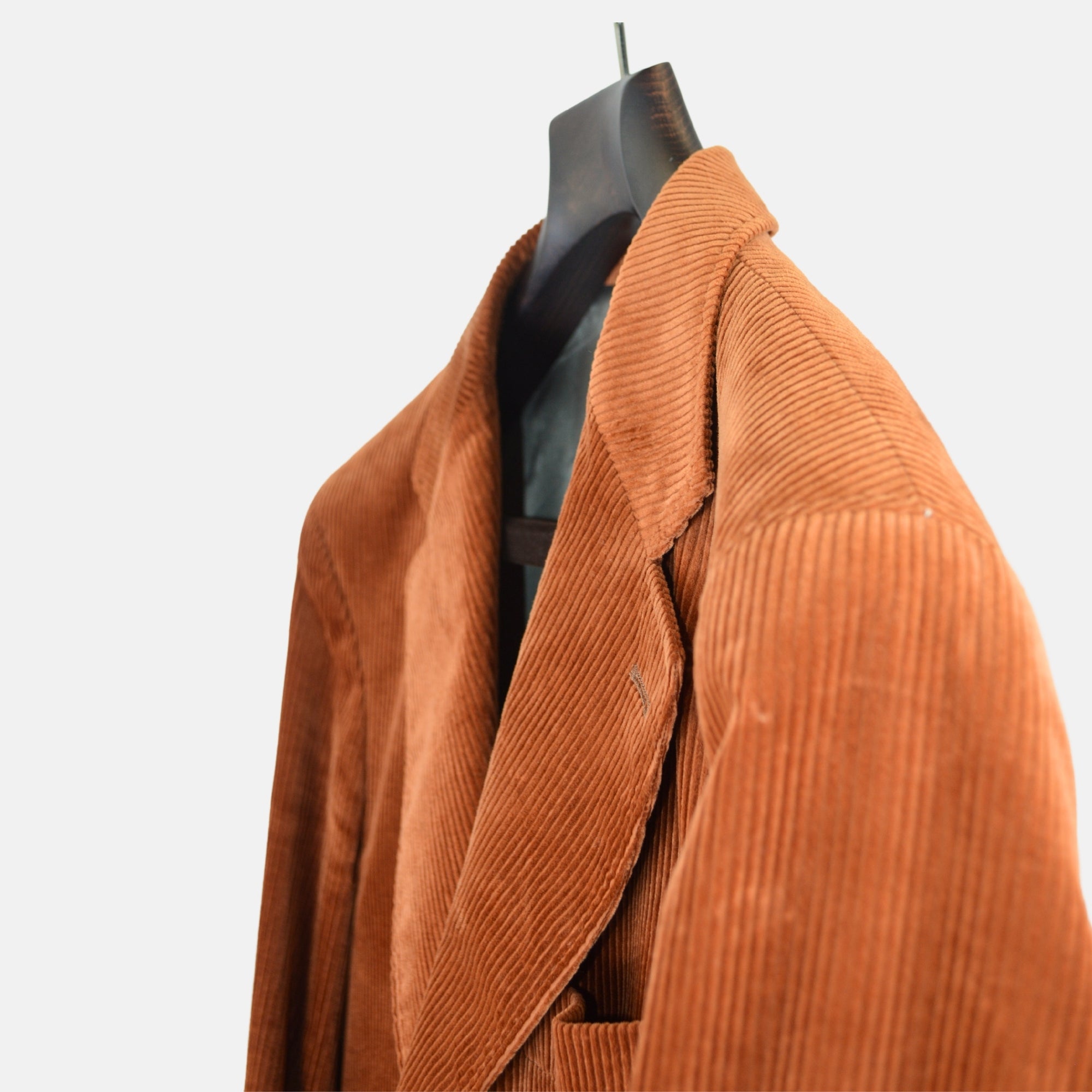 Terracotta Corduroy Suit made of Cotton (EU 50)