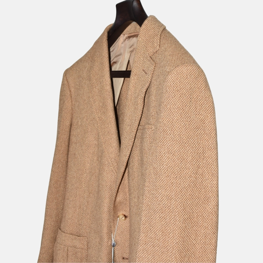 Beige Pattered Blazer made of Wool/Cashmere (EU 50L)