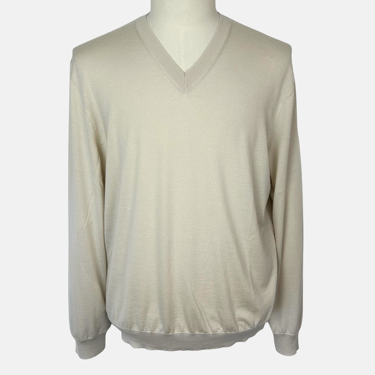 Off-White Cashseta Sweater made of Cashmere/Silk (EU 56)