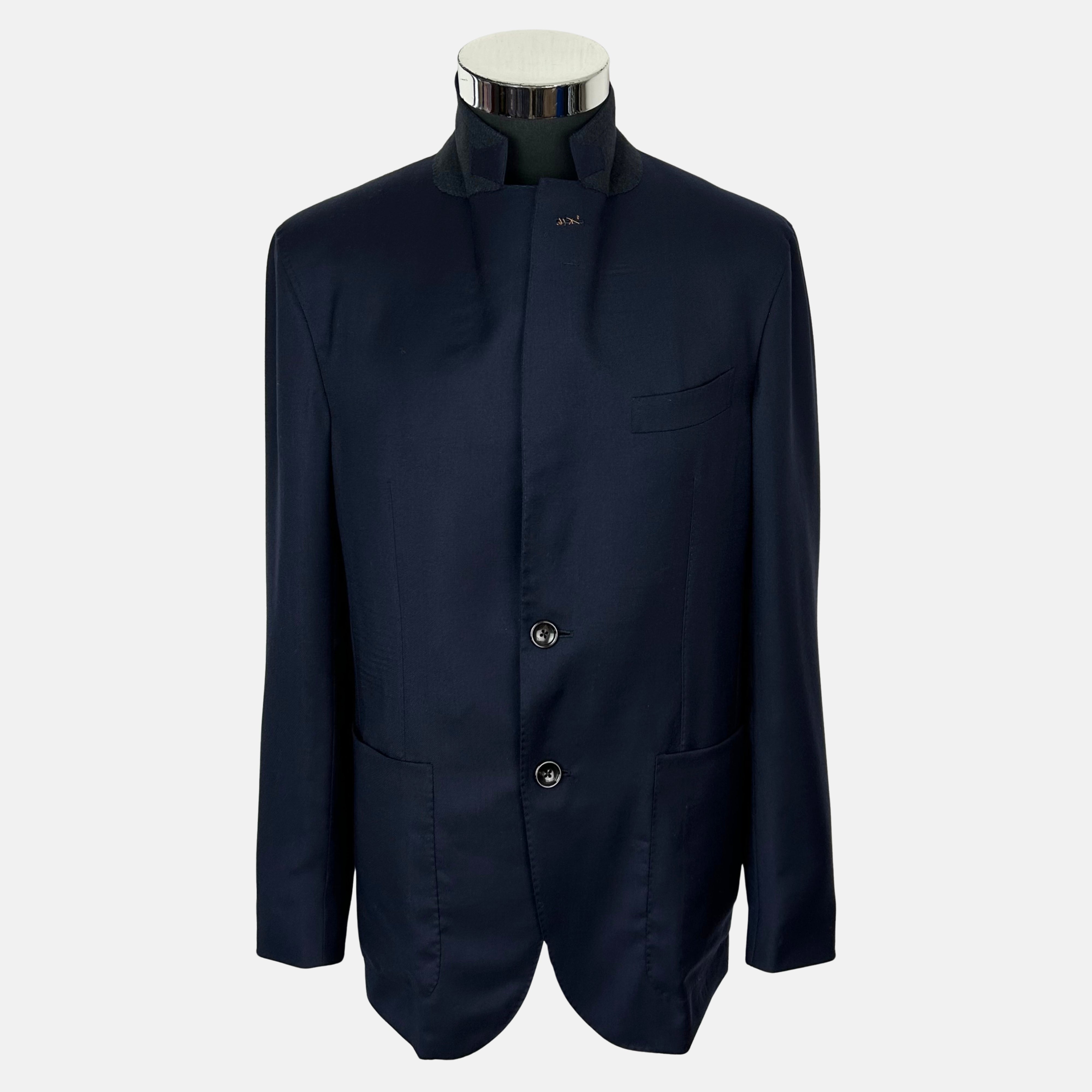 Navy Blue Blazer made of Cashmere (EU 48)