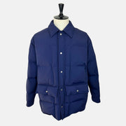 Blue Down Jacket made of Nylon (EU 52)