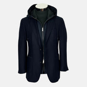 Navy Blazer with removable Vest made of Wool/Cashmere (EU 44)