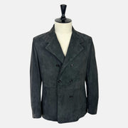 Anthrazit Peacoat made of Suede Leather (EU 50)