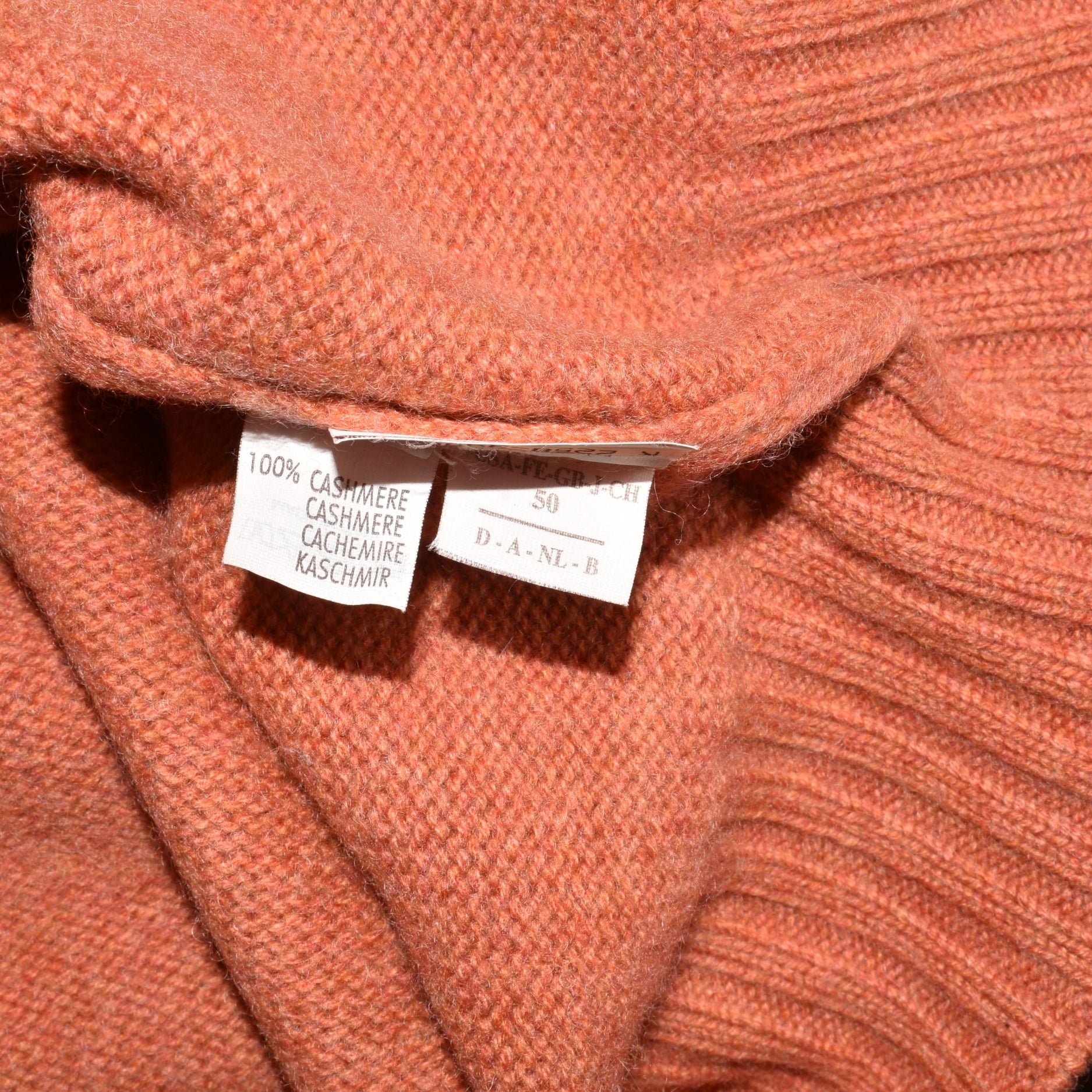 Orange Cashmere Sweater (EU 50)