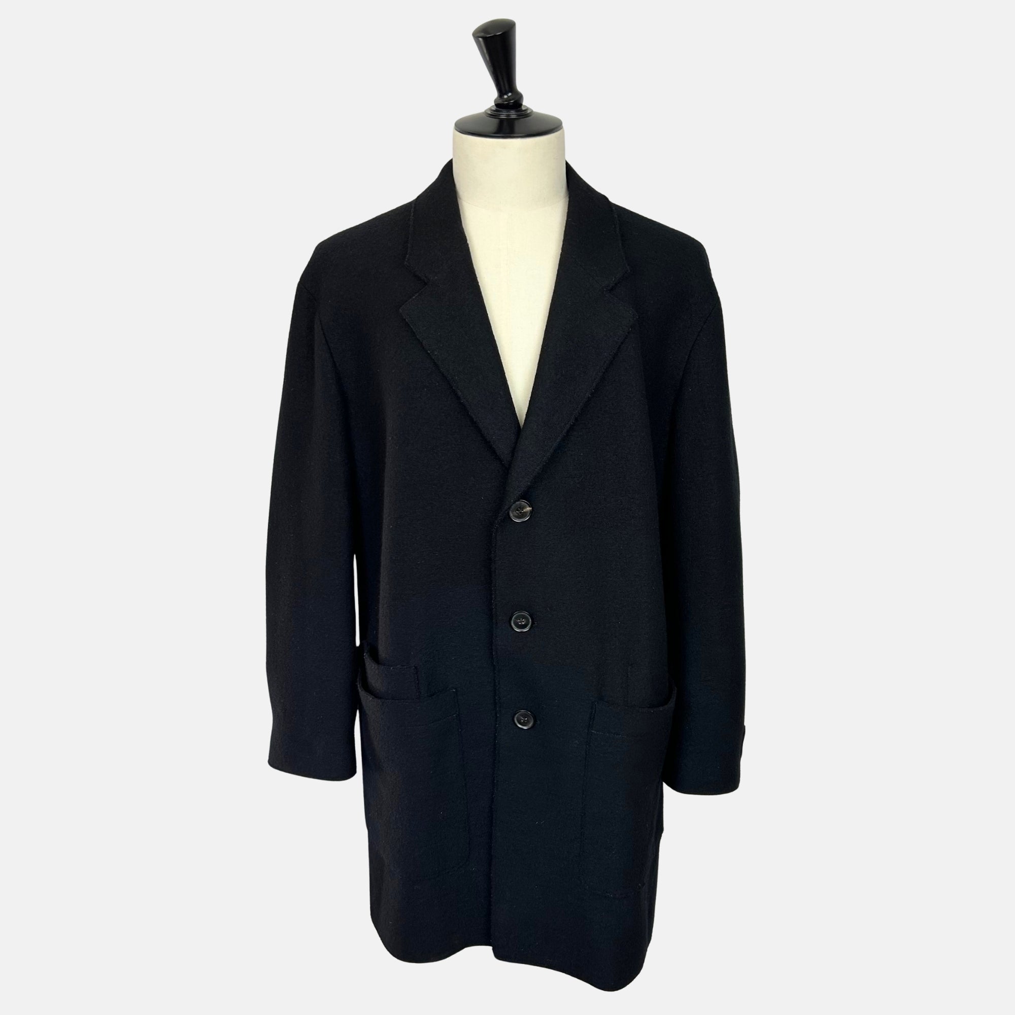 Black Coat made of Wool (EU 50)