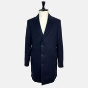 Navy Coat made of Wool/Cashmere/Elastane (EU 52)