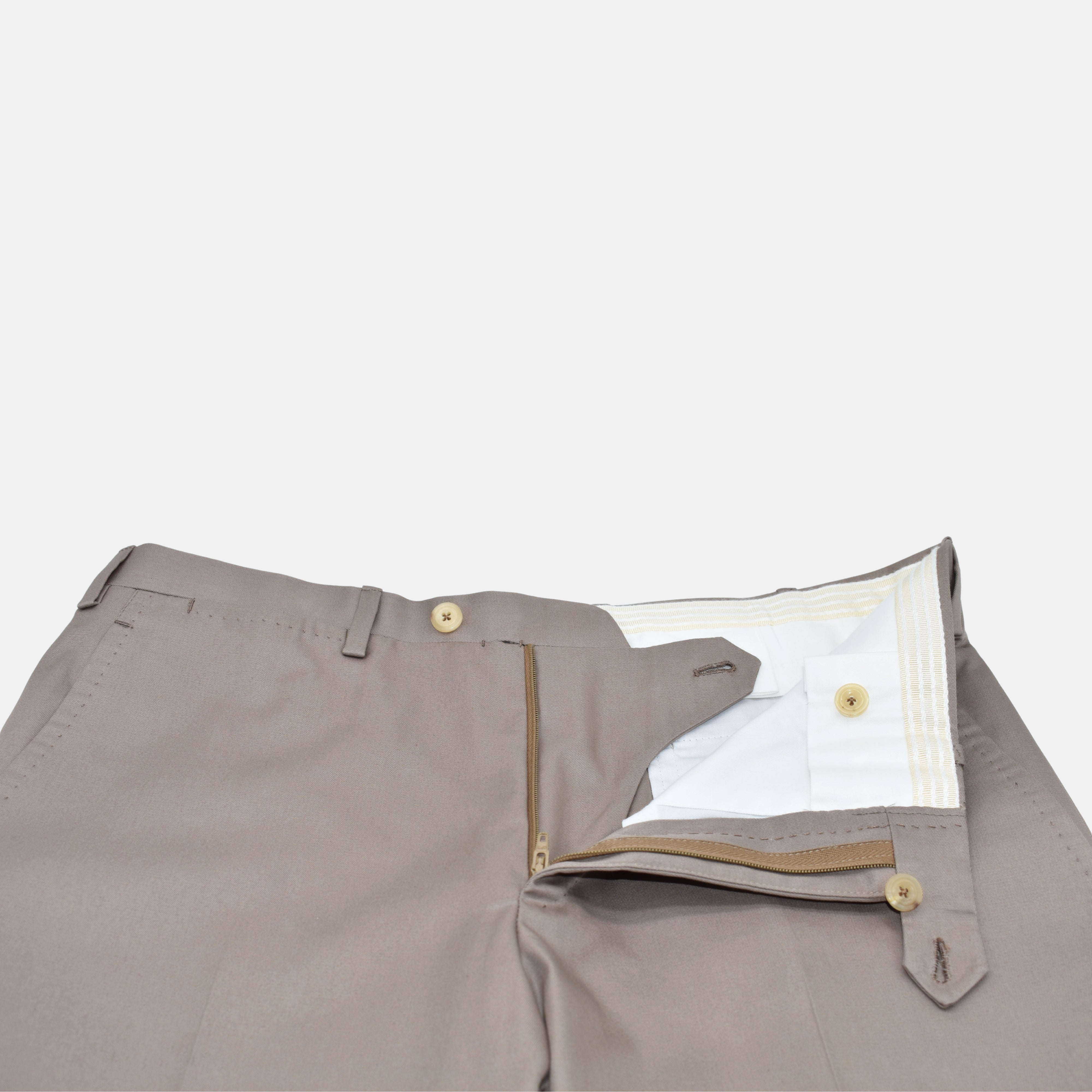 Beige Double Breasted Suit made of Cotton (EU 46, EU 48, EU 50, EU 52)