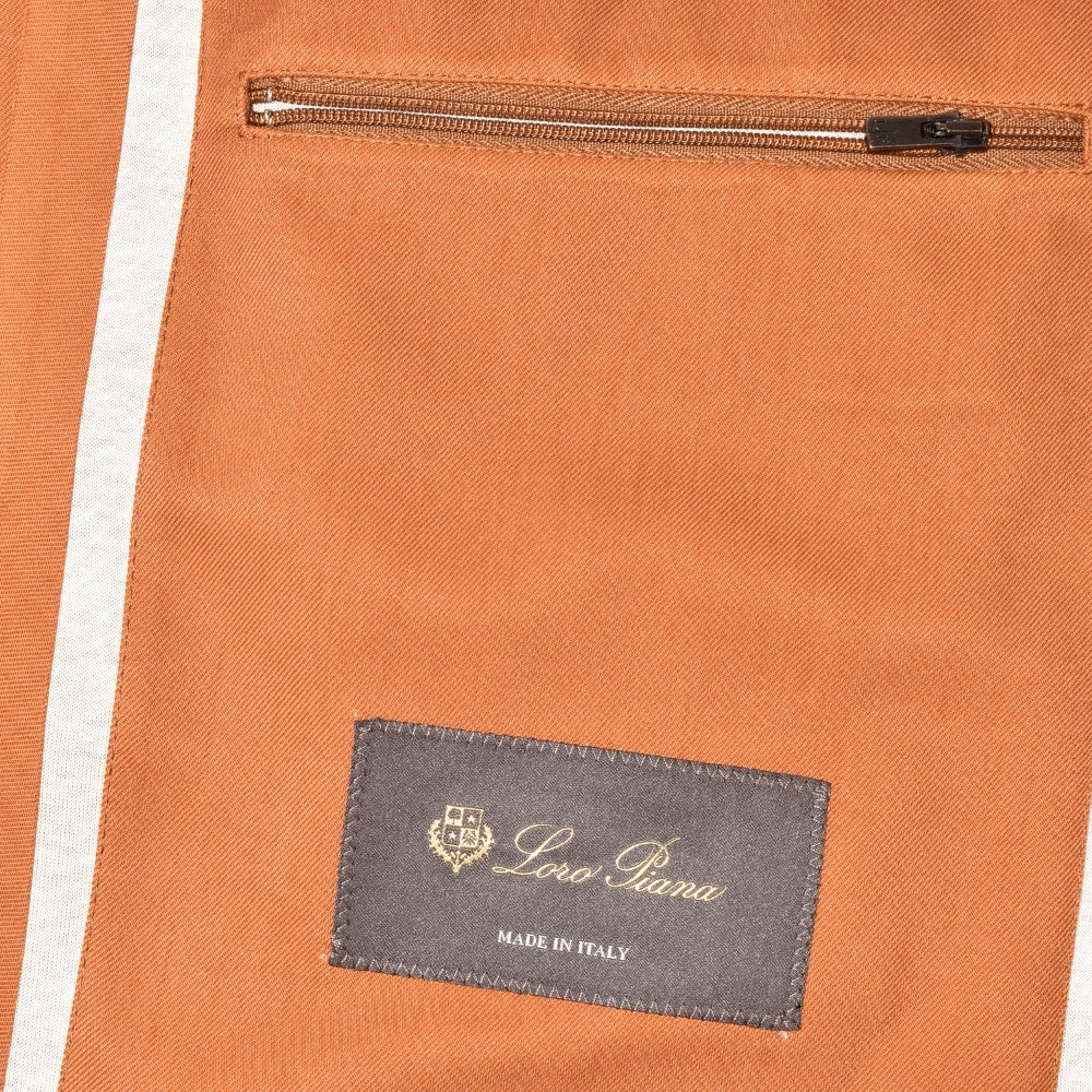 Terracotta Vest made of Silk (M)