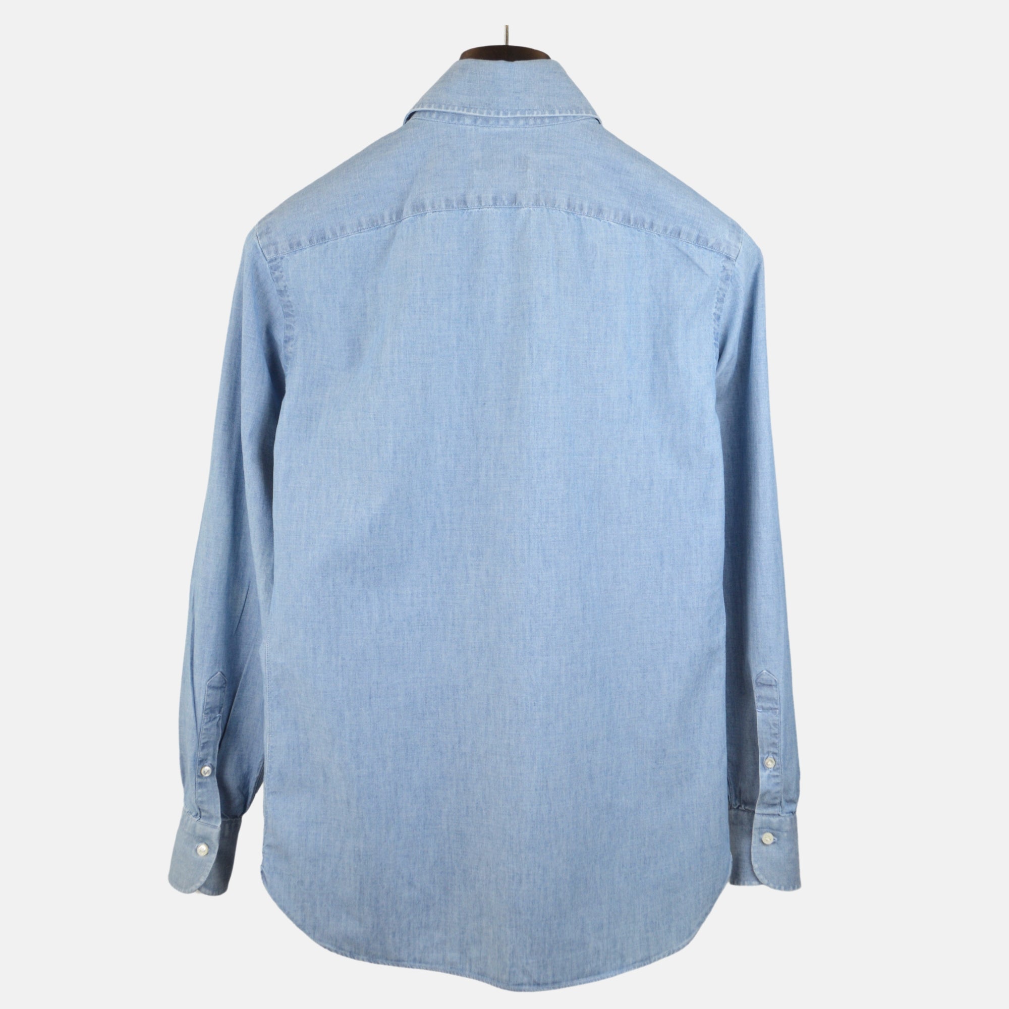 Blue Denim Shirt made of Cotton (38)