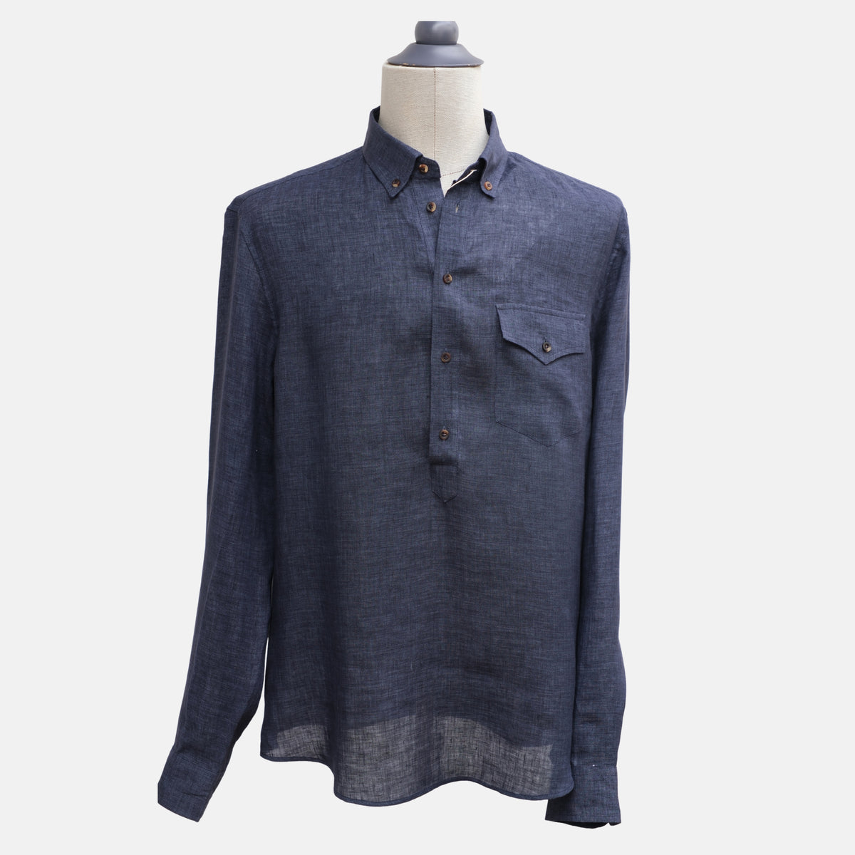Blaues Leinenhemd (XL)