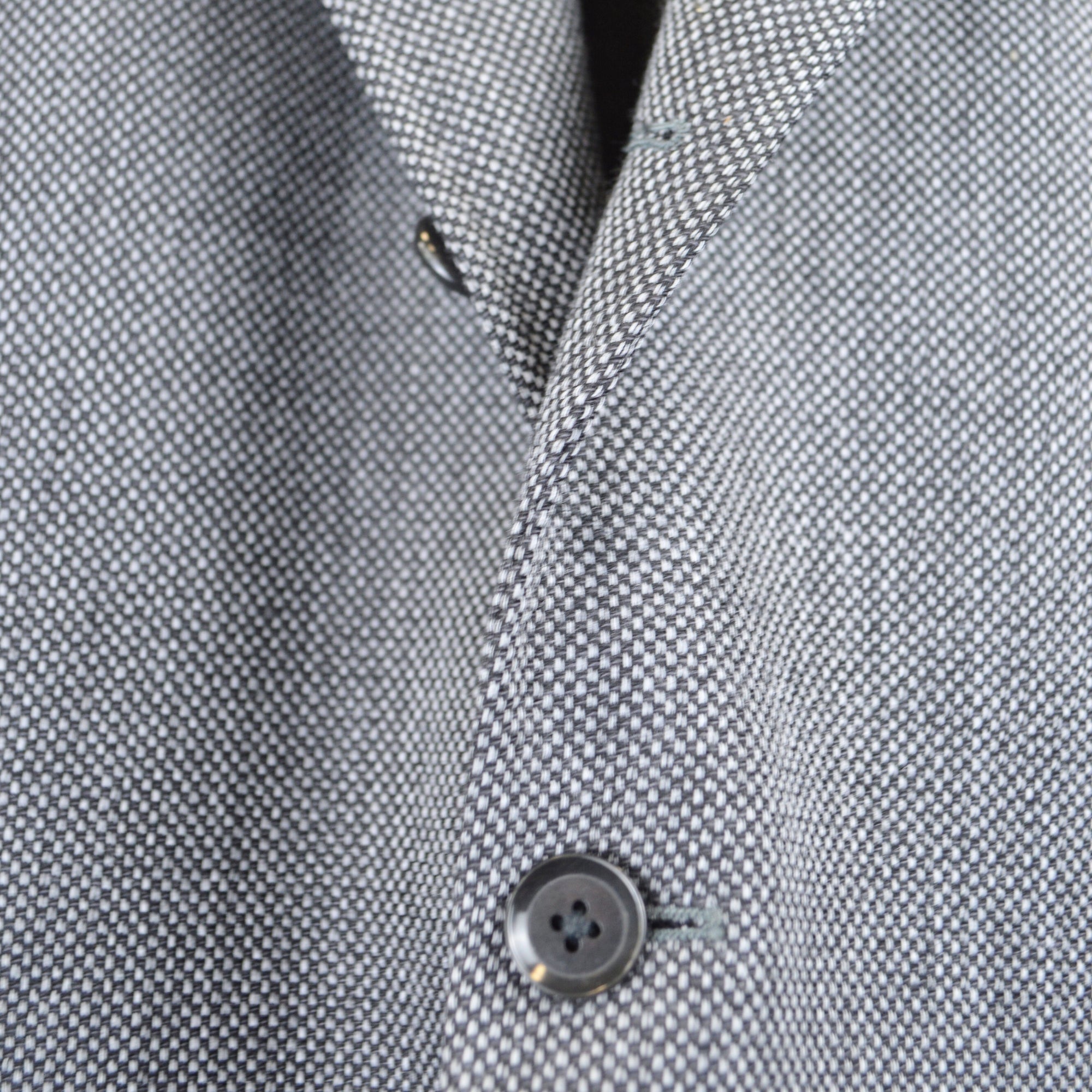 Charcoal Patterned Blazer made of Wool (EU 54)