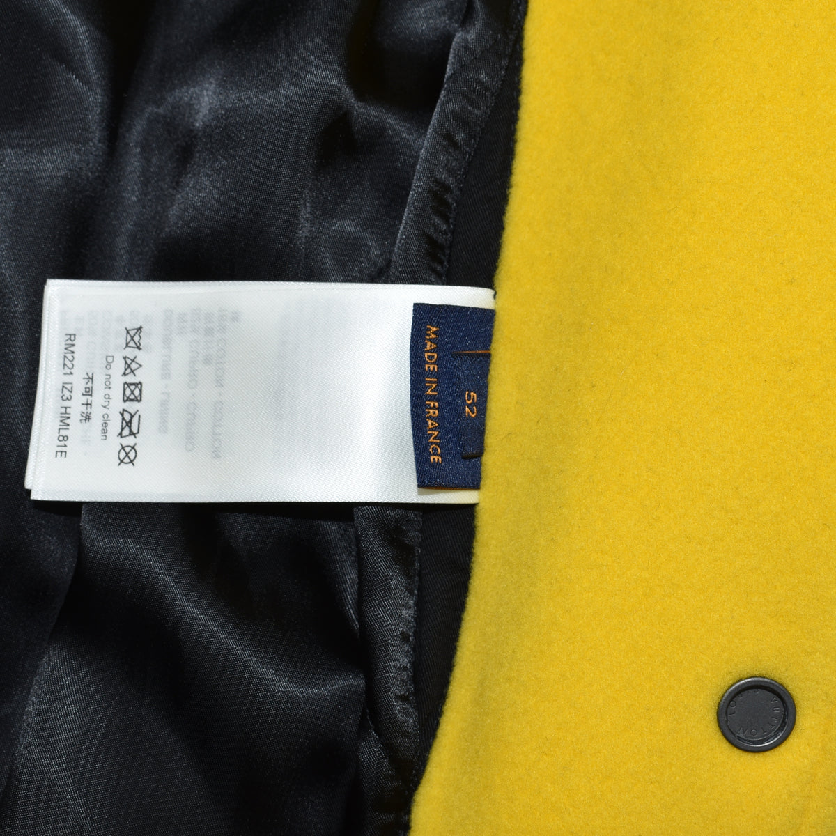 Black/Yellow Bomber Jacket SS22 (EU 52)