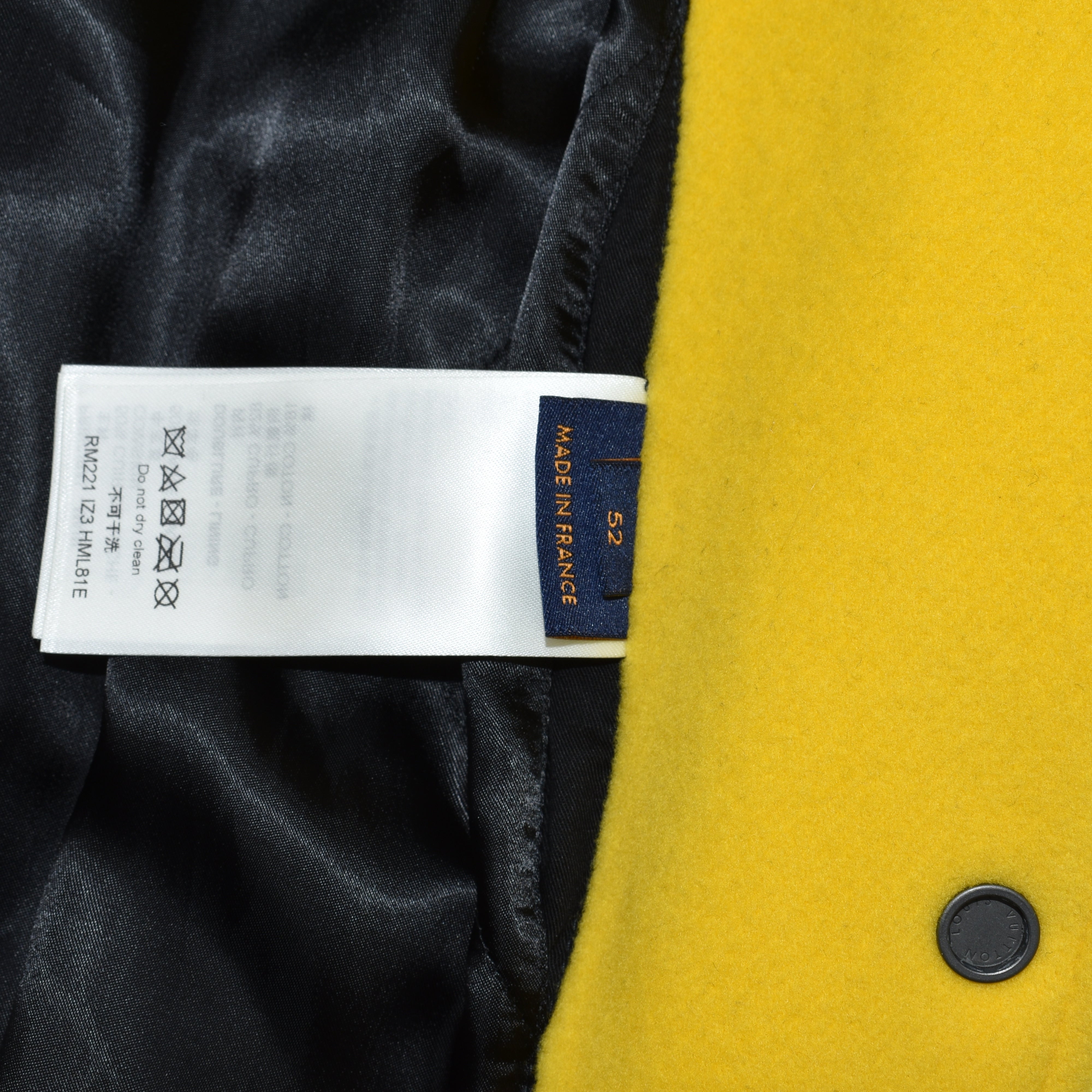 Black/Yellow Bomber Jacket SS22 (EU 52)