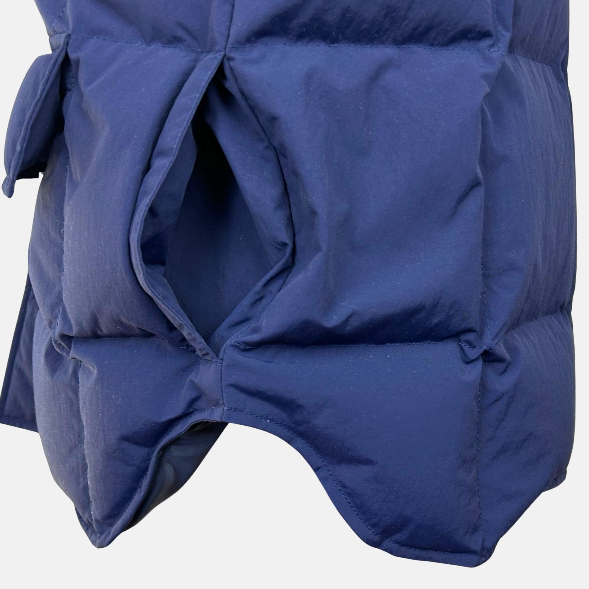 Blue Down Jacket made of Nylon (EU 52)