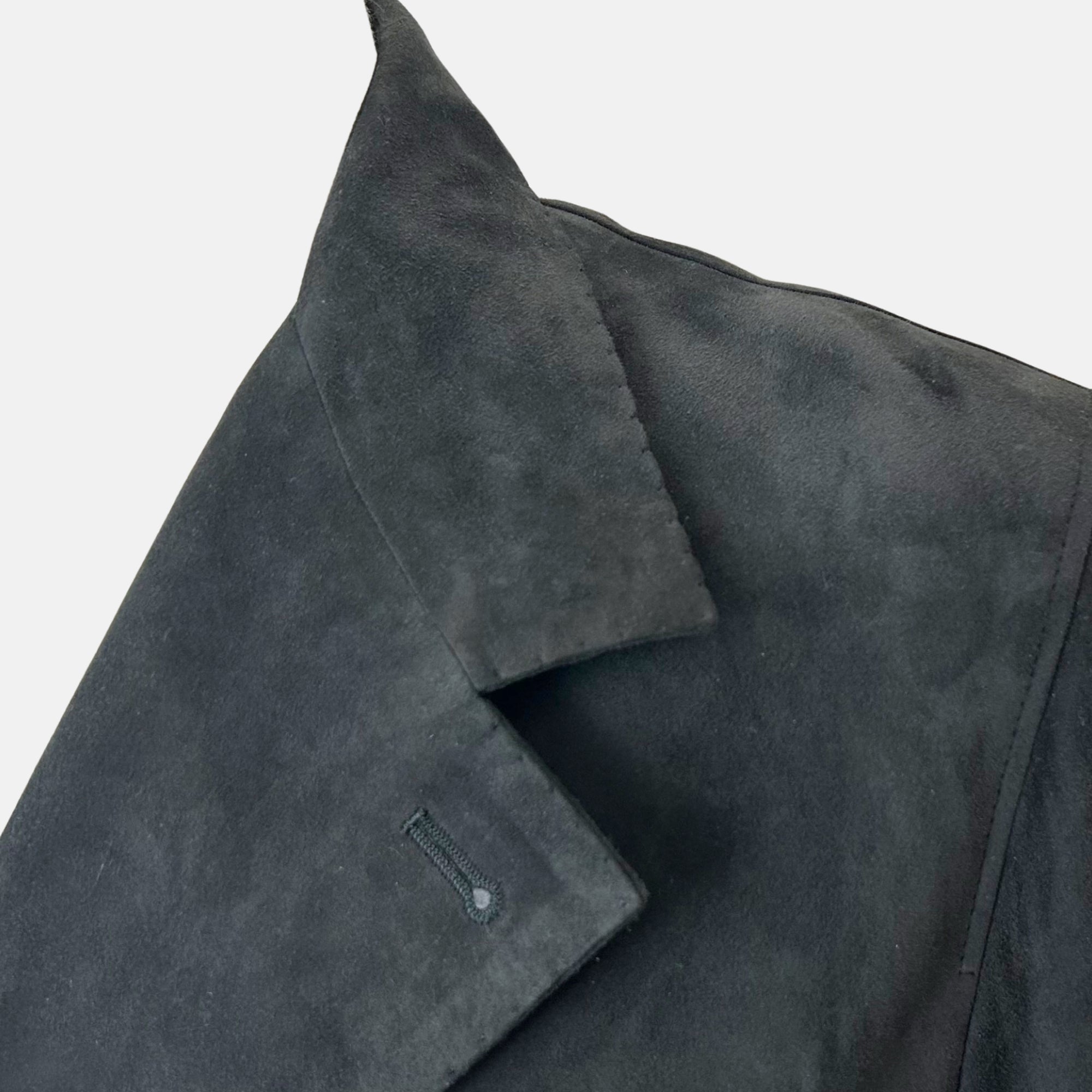 Anthrazit Peacoat made of Suede Leather (EU 50)