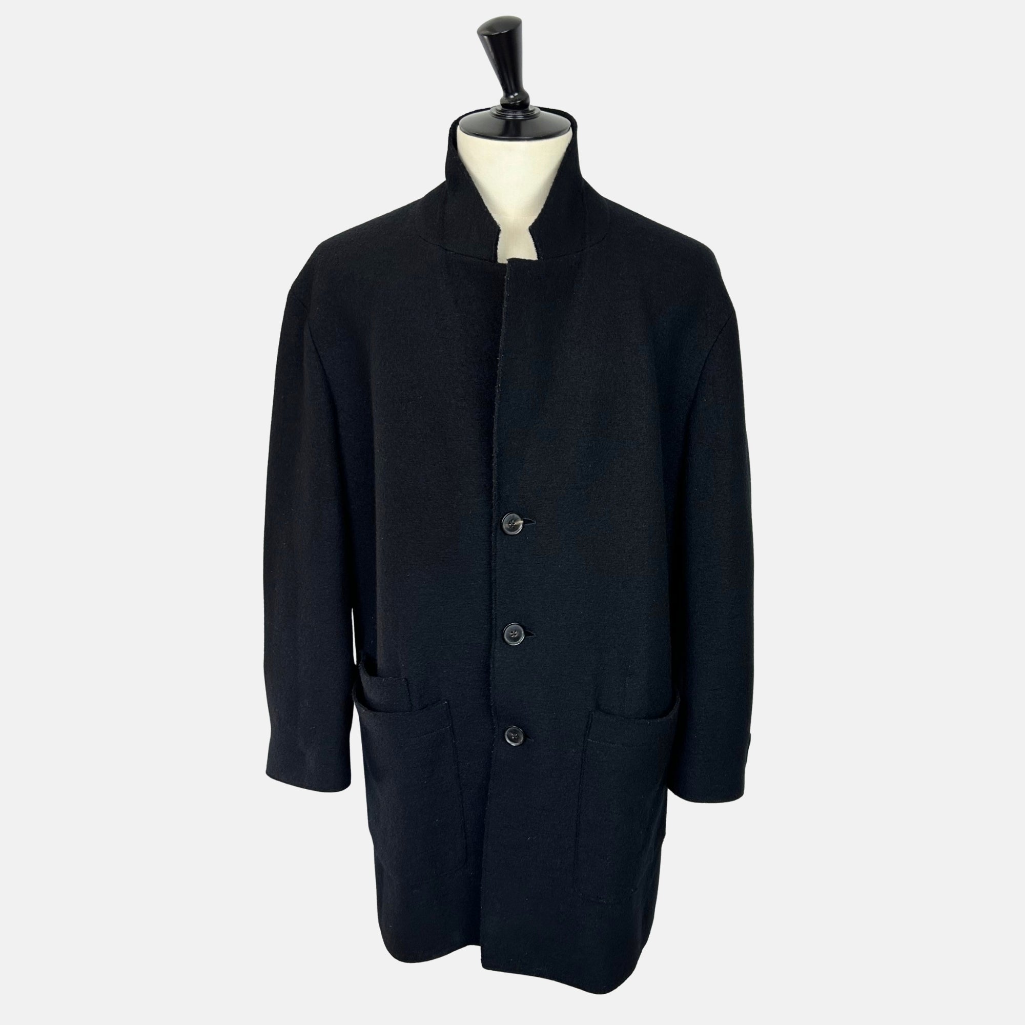 Black Coat made of Wool (EU 50)