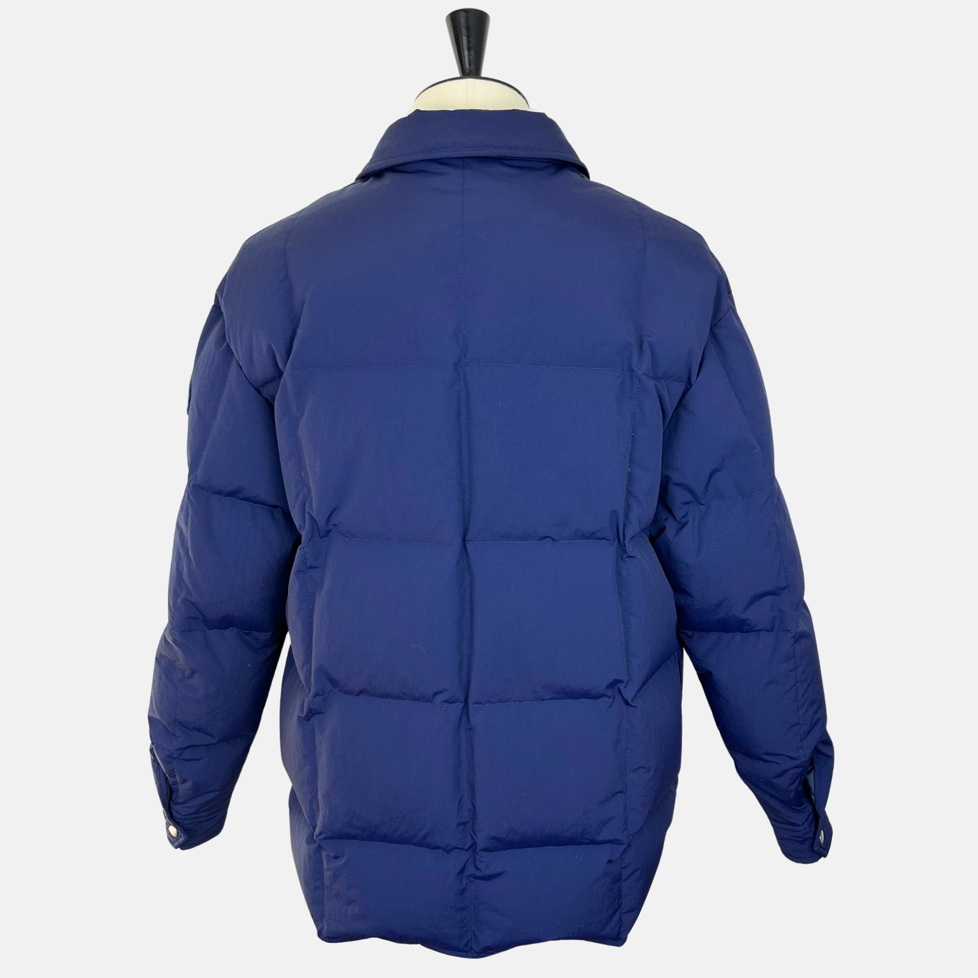 Blue Down Jacket made of Nylon (EU 52)