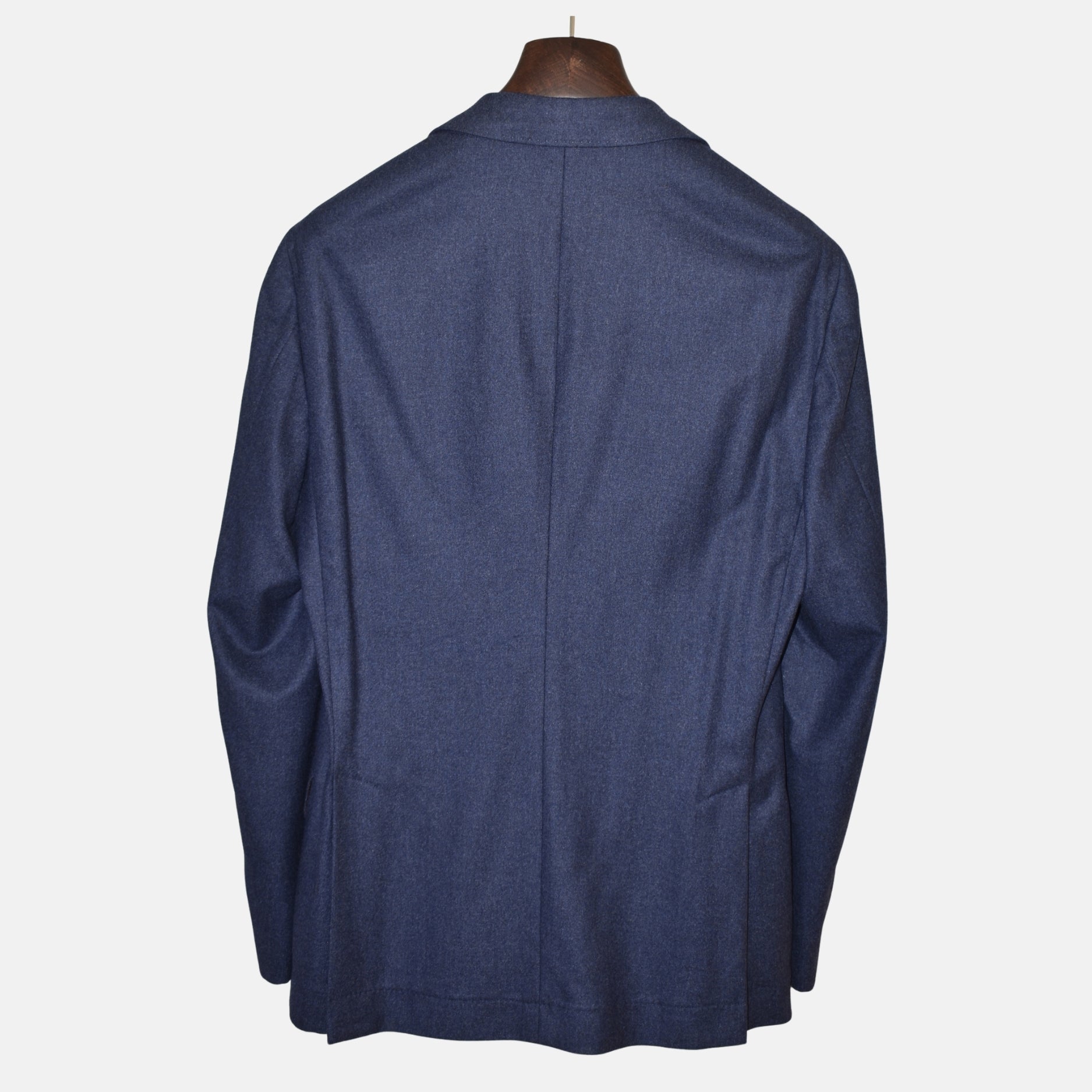 Navy Flannel Blazer made of Wool/Silk/Cashmere (EU 50)