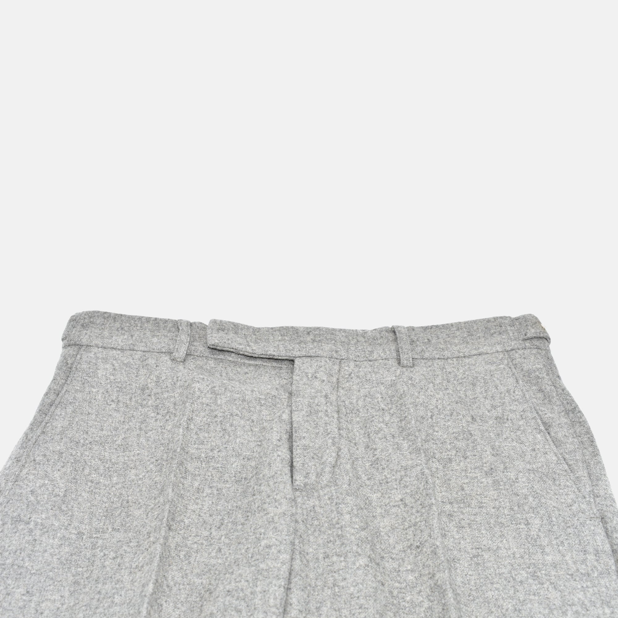 Light Gray Trousers made of Merinho Wool/Polyamide (EU 46)