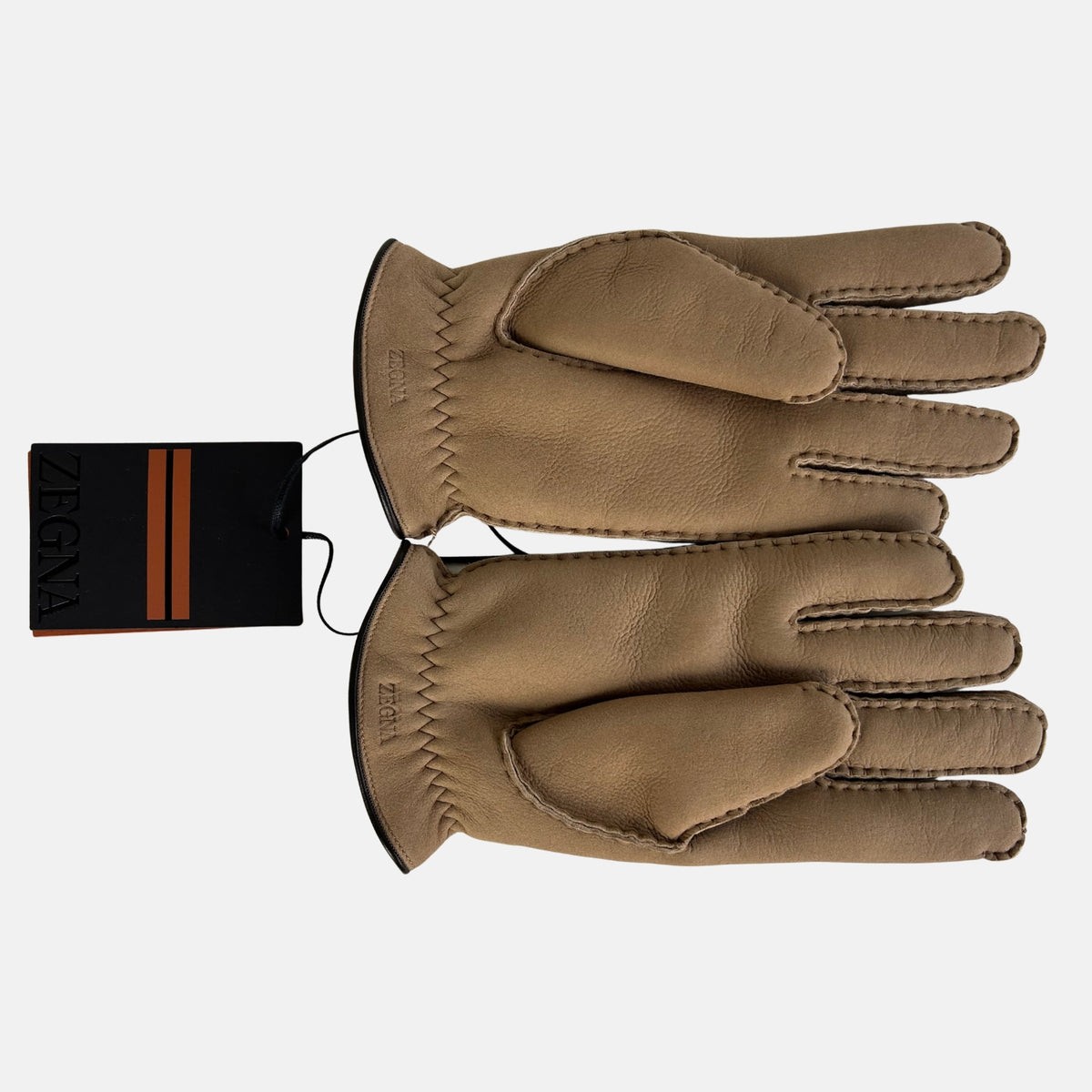 Zegna Gloves Beige (L)