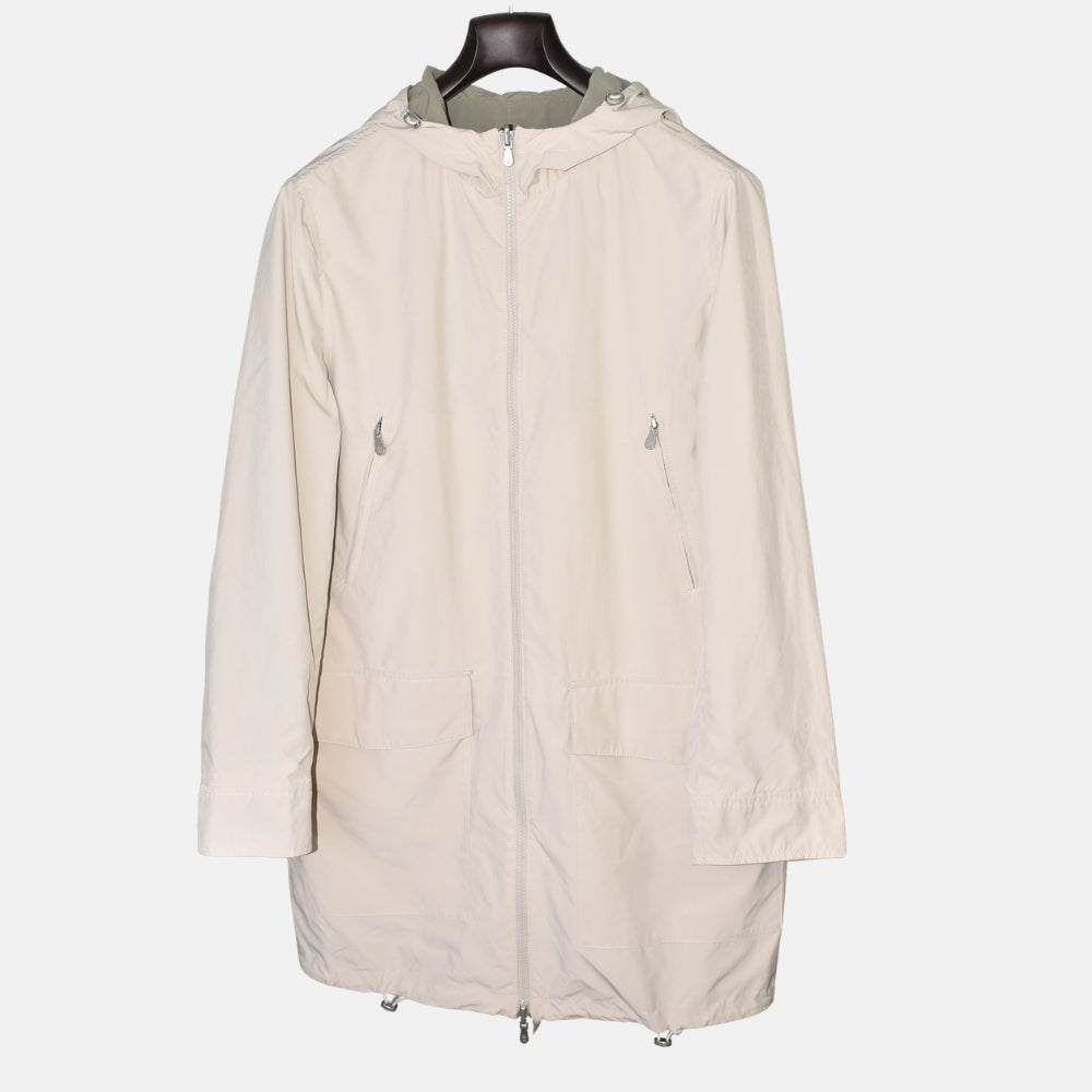 Beige/Olive Reversible Rain Coat (EU 48)