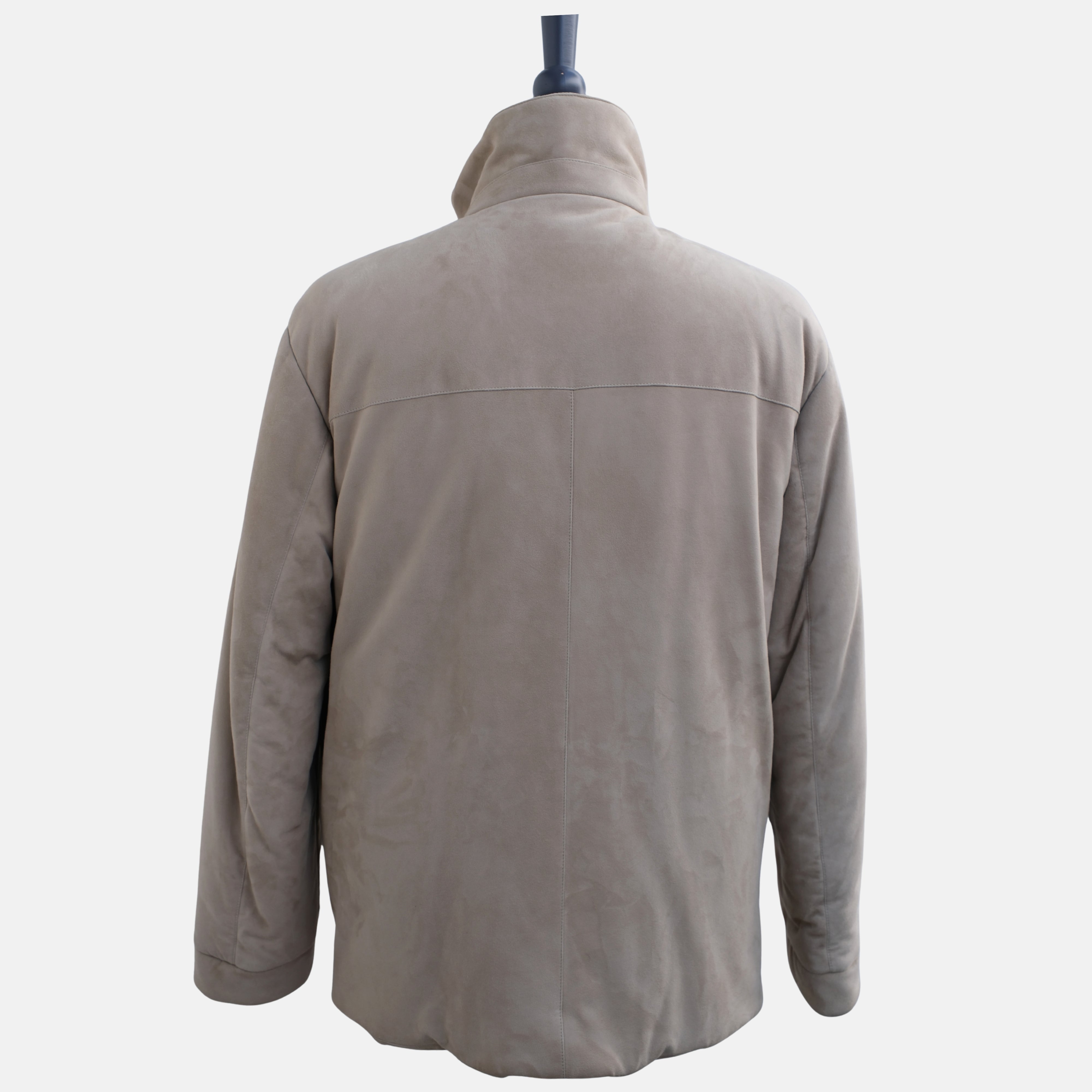 Taupe Suede Down Bomber (L)