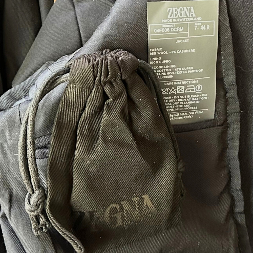 Navy Blazer with removable Vest made of Wool/Cashmere (EU 44)