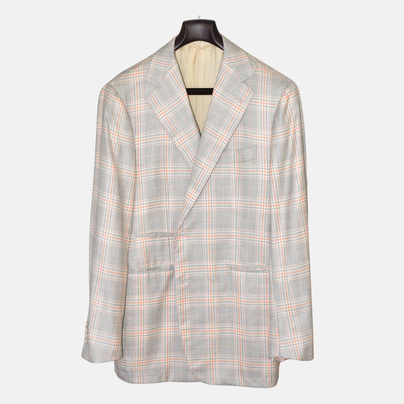 Grey/Orange Cashmere Blazer (EU 56)