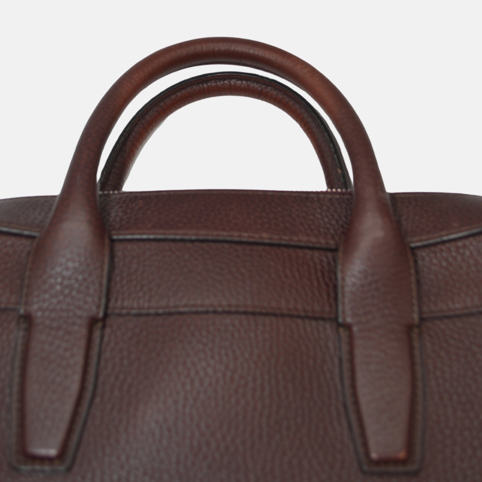 Burgundy Brief Case made of Leather