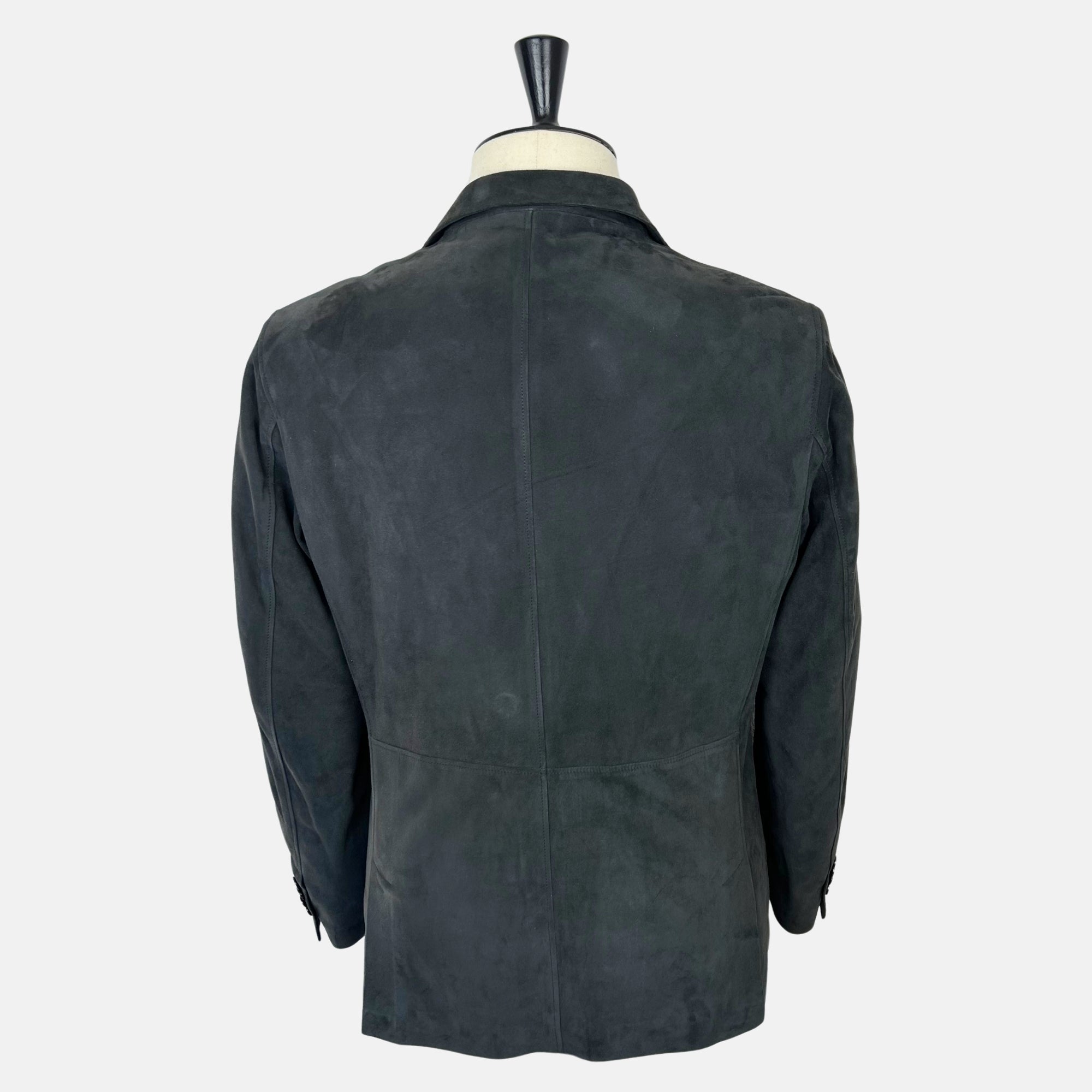 Anthrazit Peacoat made of Suede Leather (EU 50)