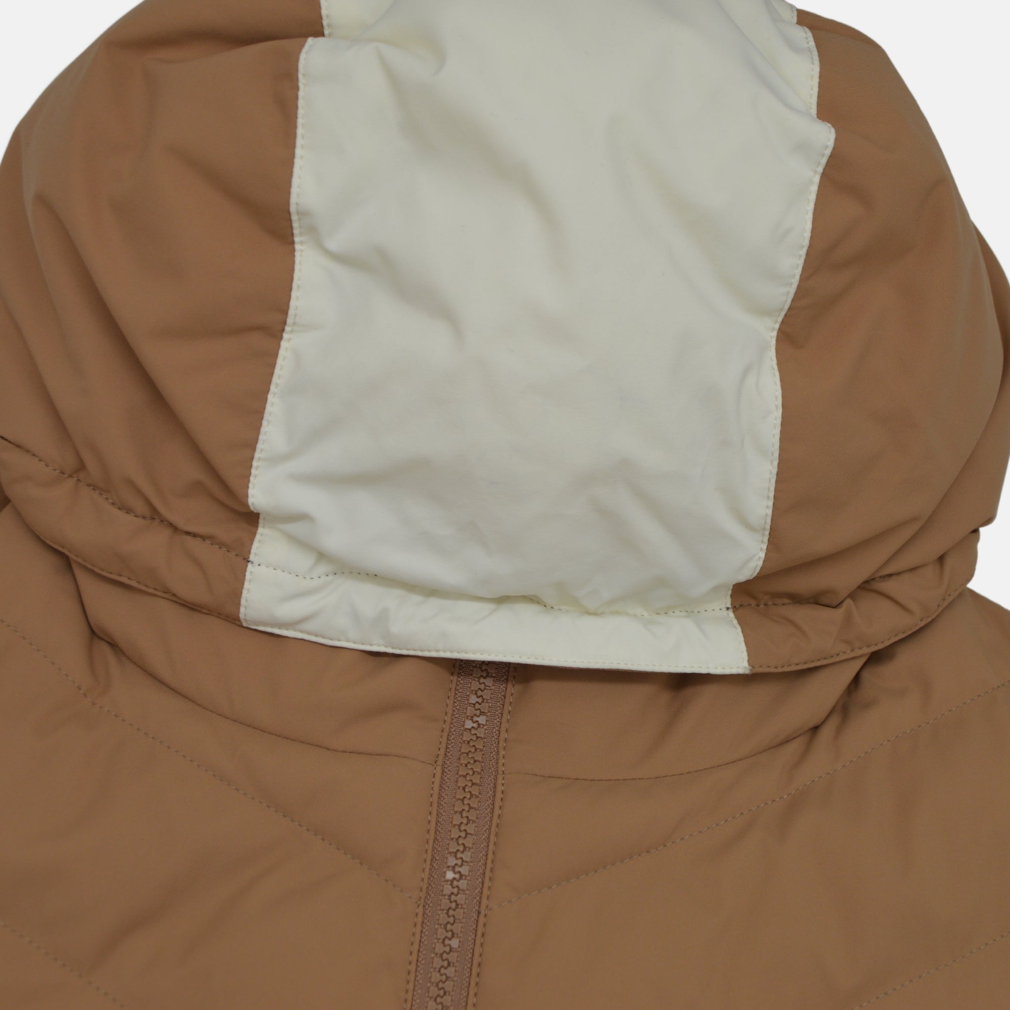 Cream Down Jacket made of Nylon (M)