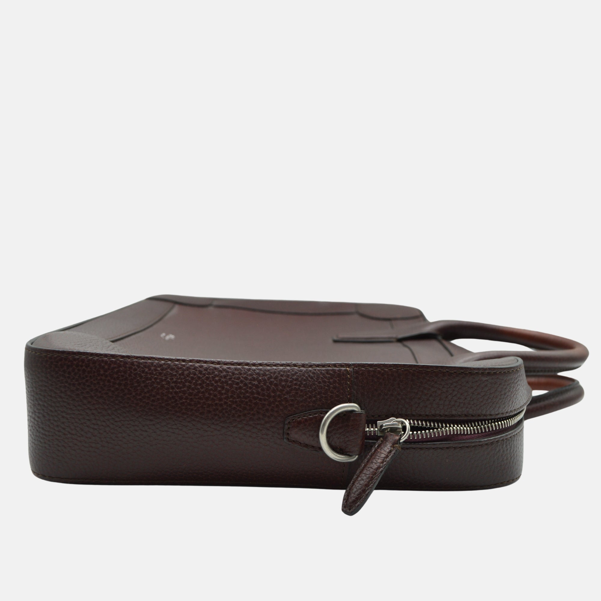 Burgundy Brief Case made of Leather