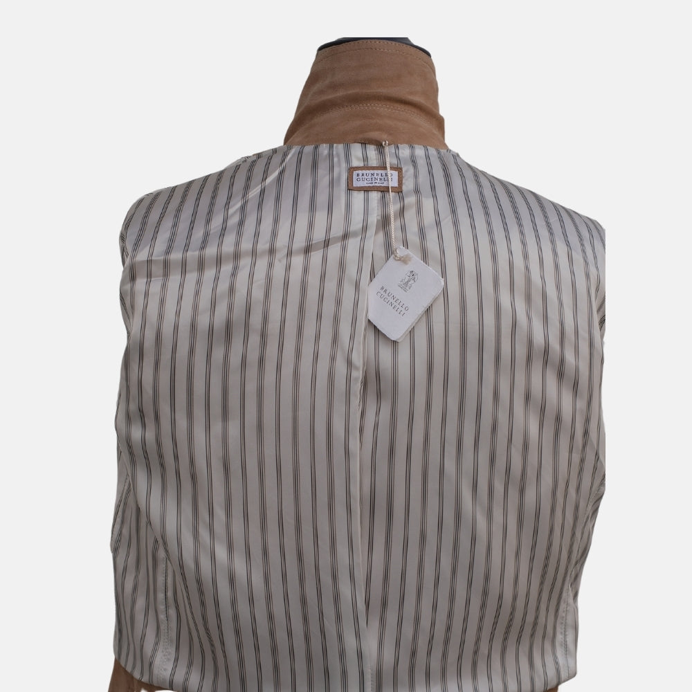 Beige Suede Jacket (M)