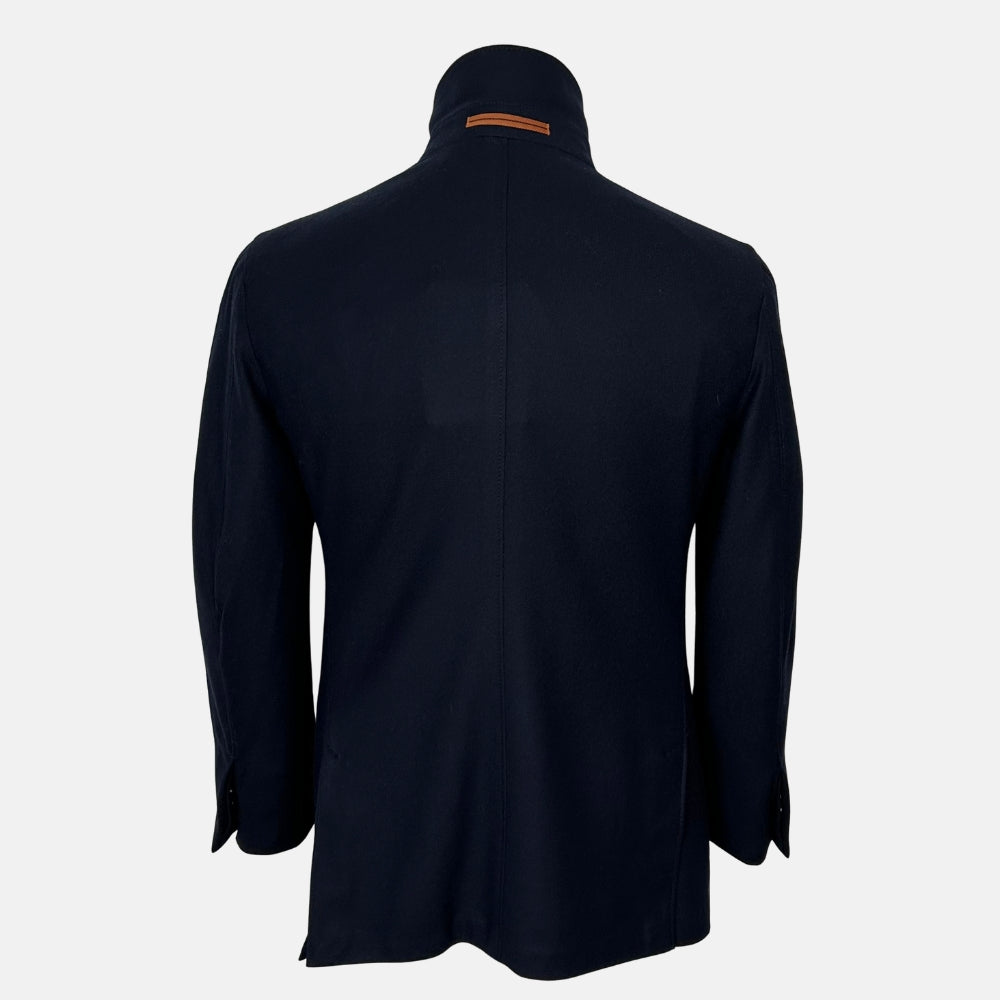 Navy Blazer with removable Vest made of Wool/Cashmere (EU 44)