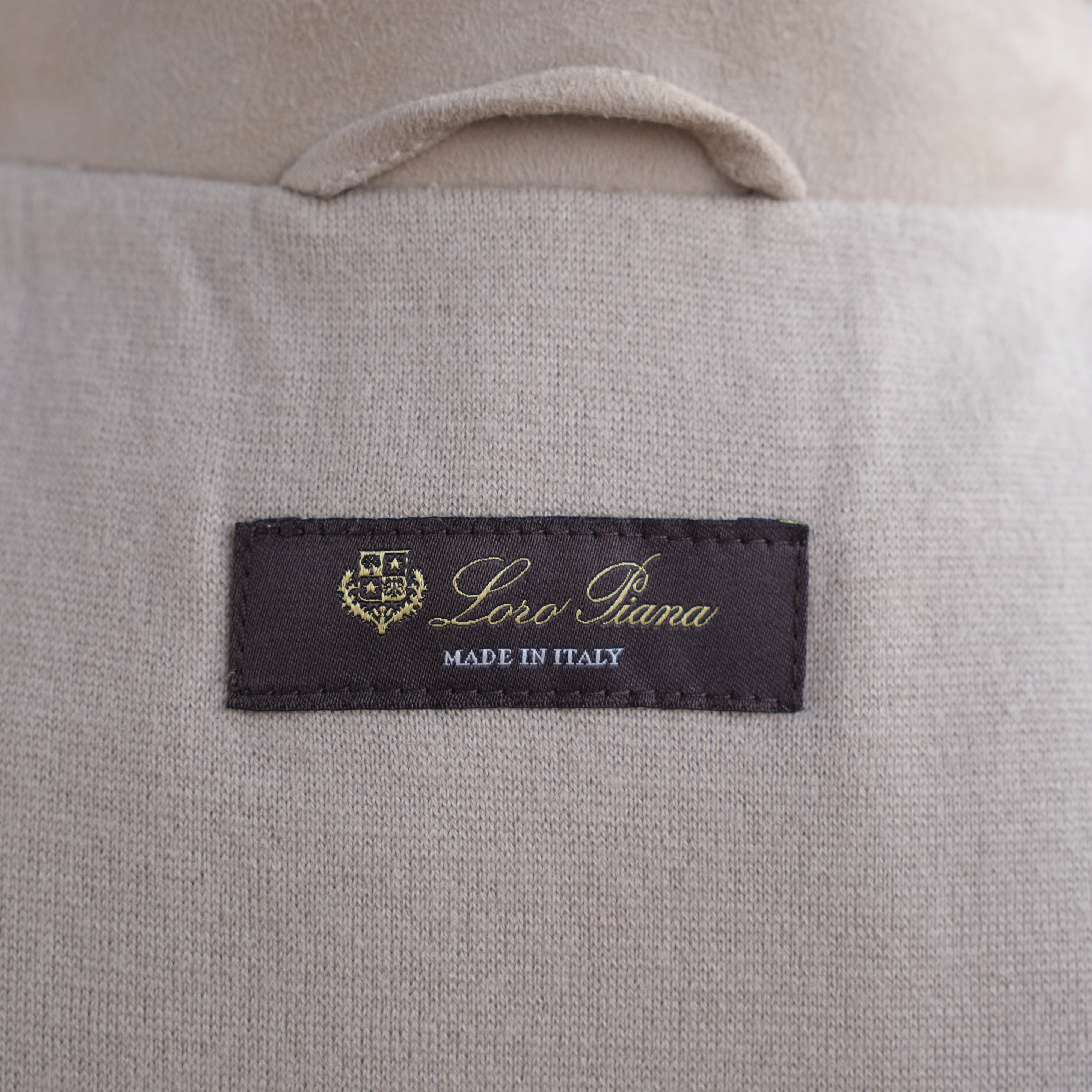 Taupe Suede Down Bomber (L)