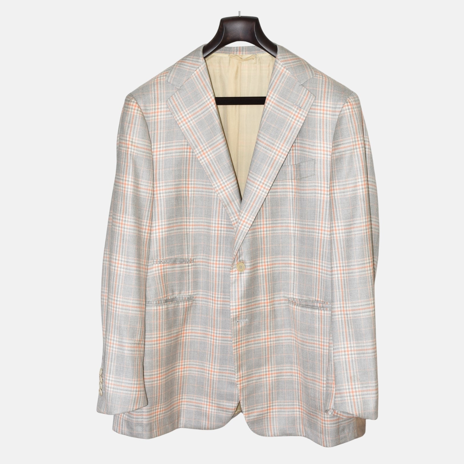 Grey/Orange Cashmere Blazer (EU 56)