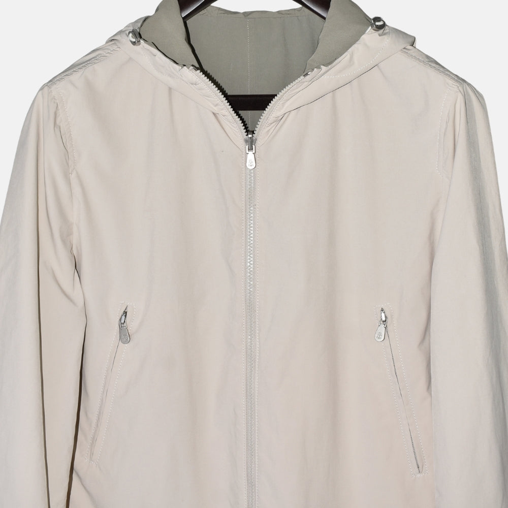 Beige/Olive Reversible Rain Coat (EU 48)