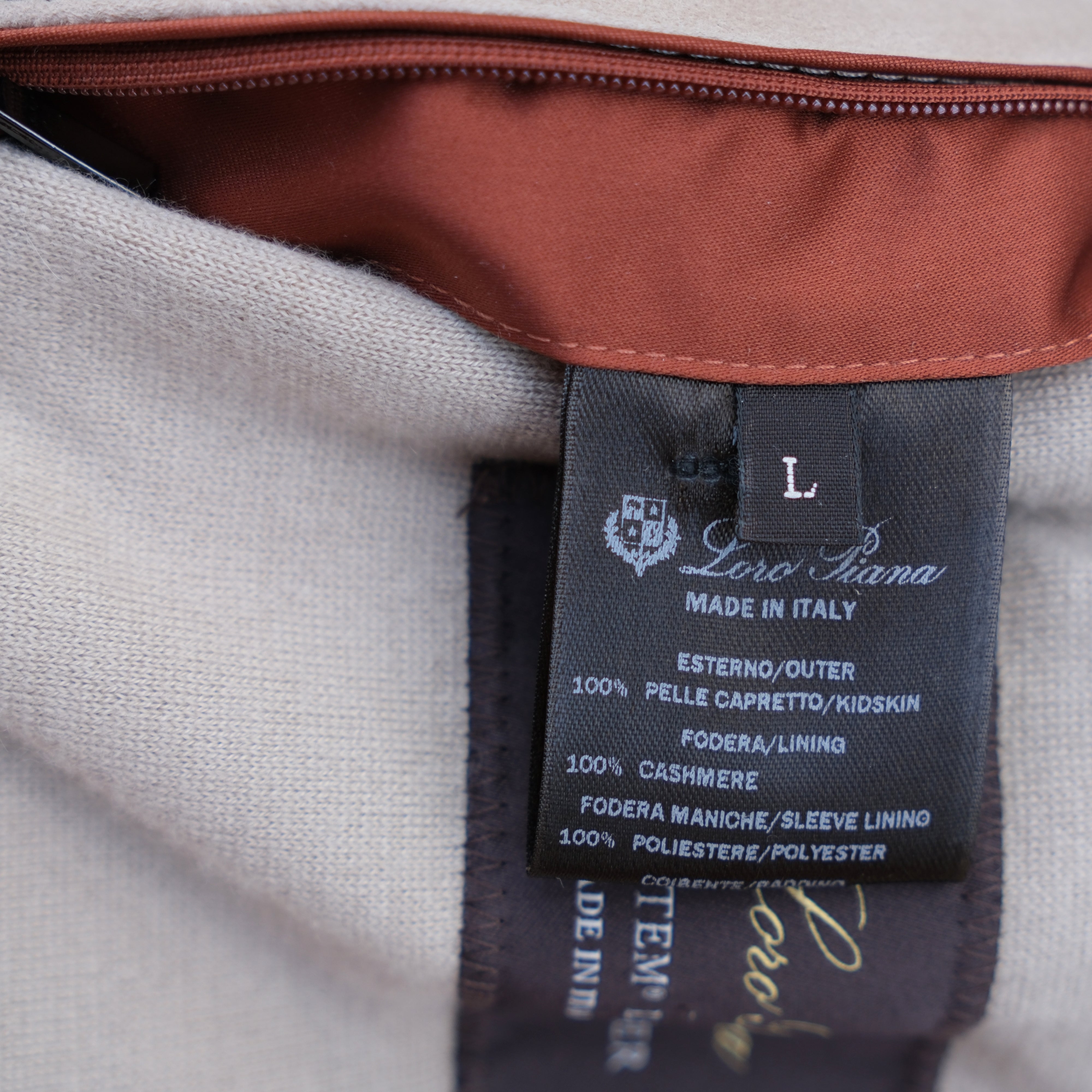 Taupe Suede Down Bomber (L)