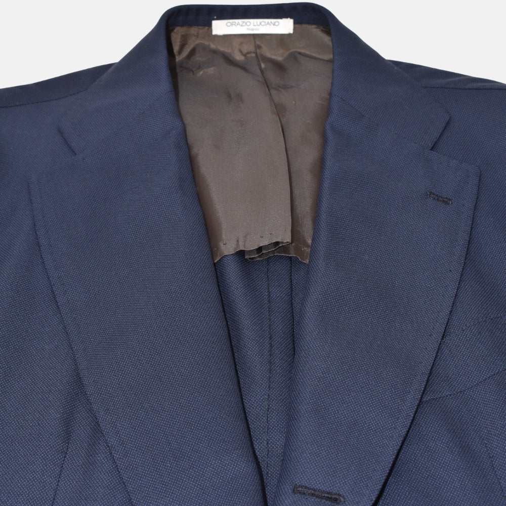 Navy Blue Wool Suit (EU 56)