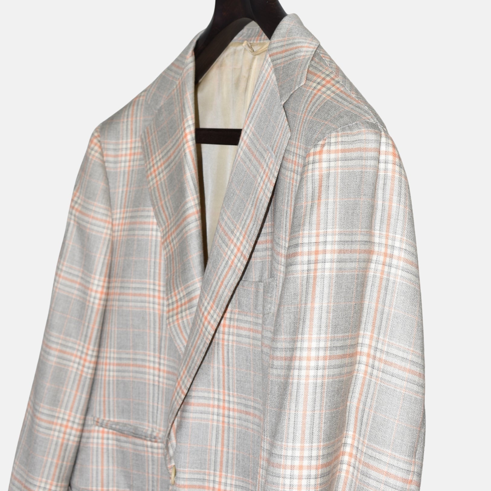 Grey/Orange Cashmere Blazer (EU 56)