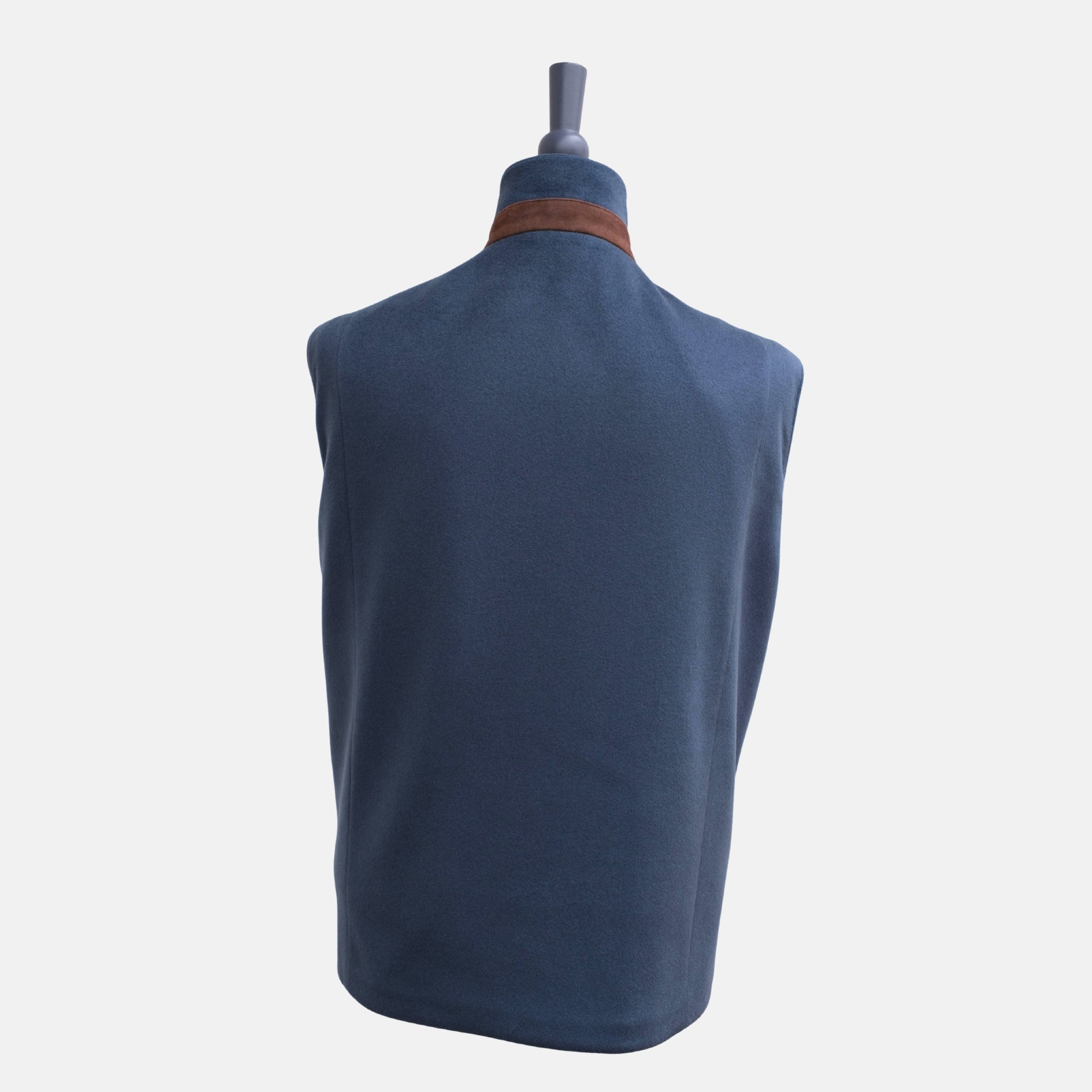 Blue Vest made of Cashmere (XXL)