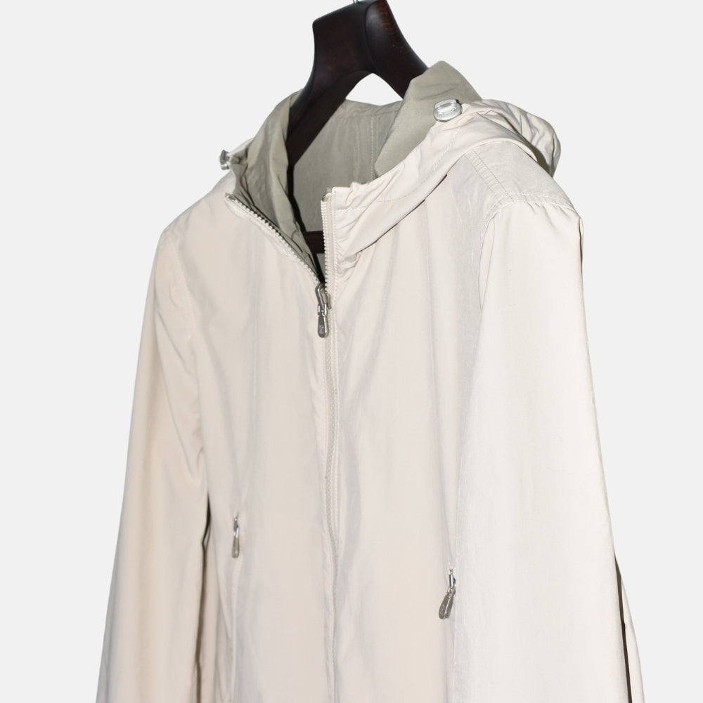 Beige/Olive Reversible Rain Coat (EU 48)