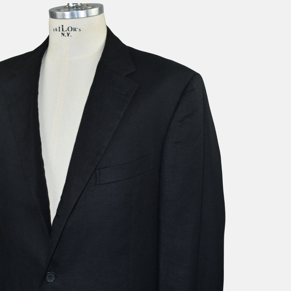 Black Linen Suit