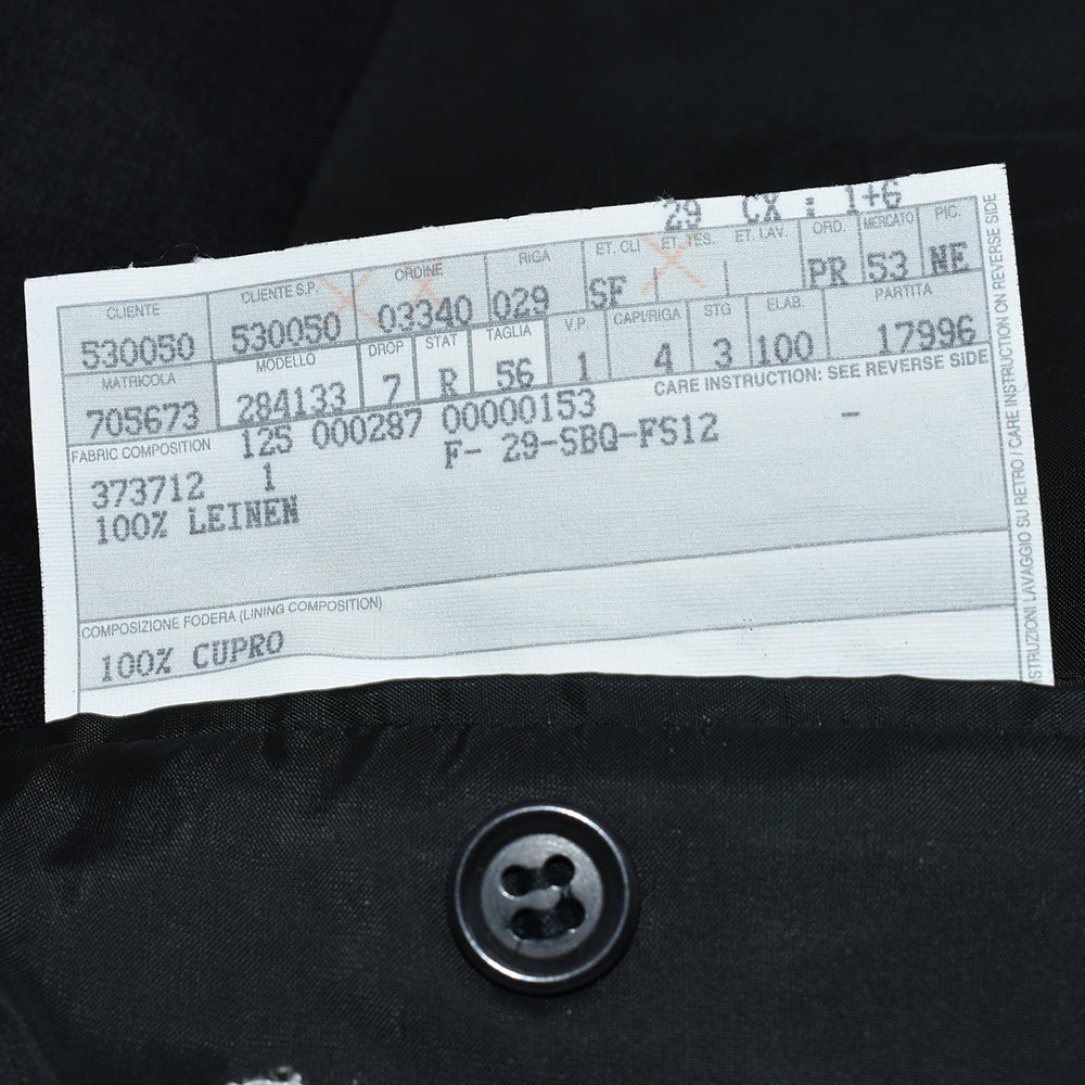 Black Linen Suit