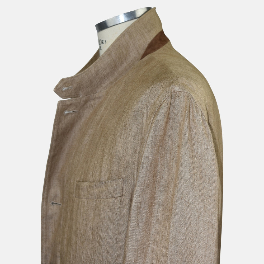 Beige Linen Jacket