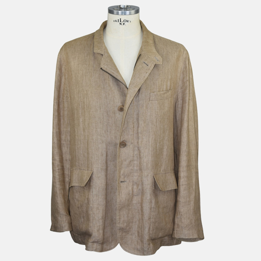 Beige Linen Jacket