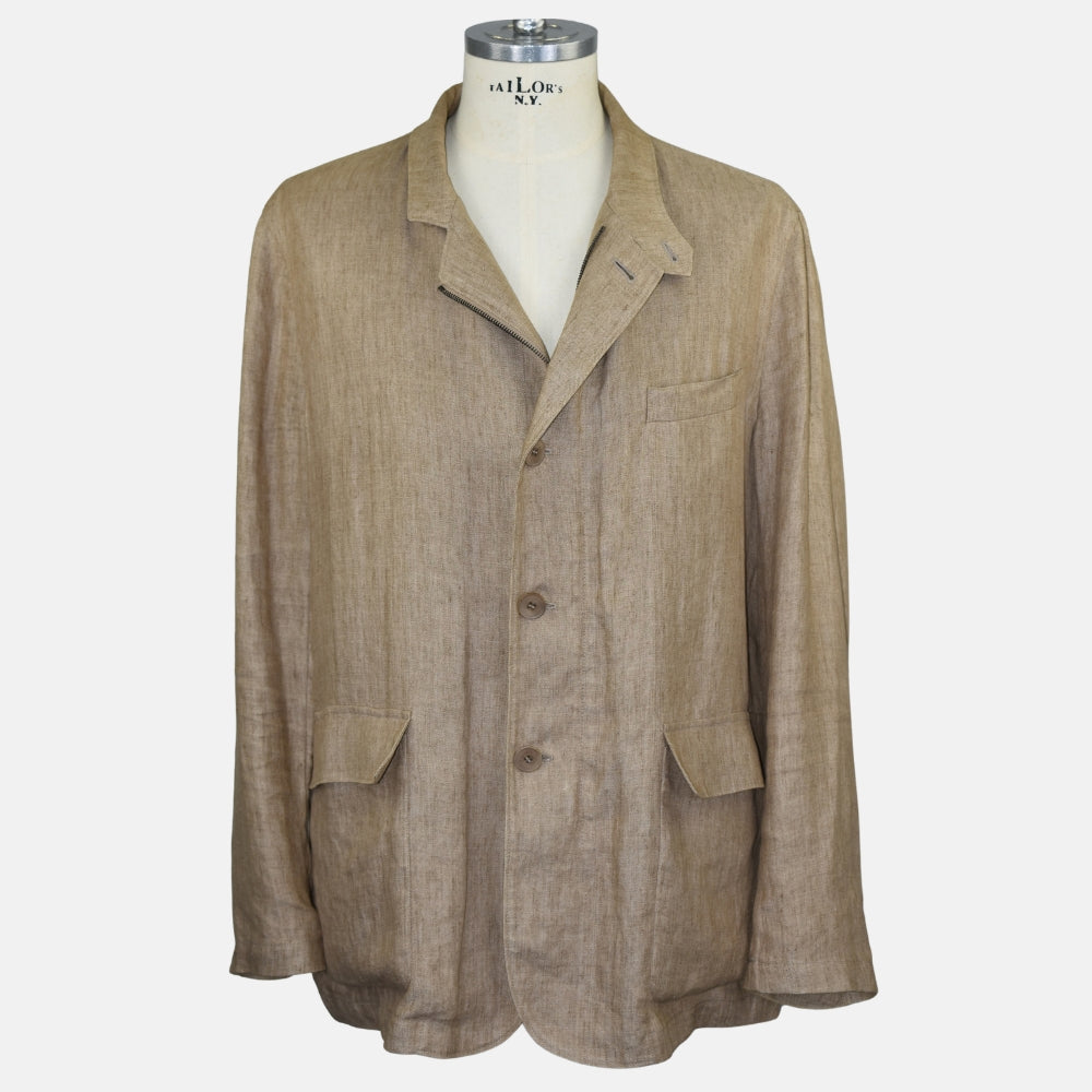 Beige Linen Jacket