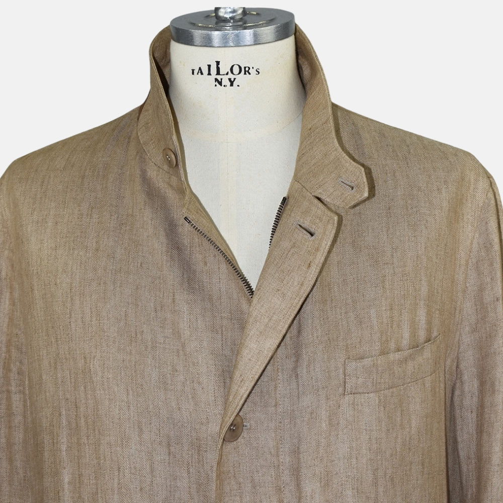 Beige Linen Jacket